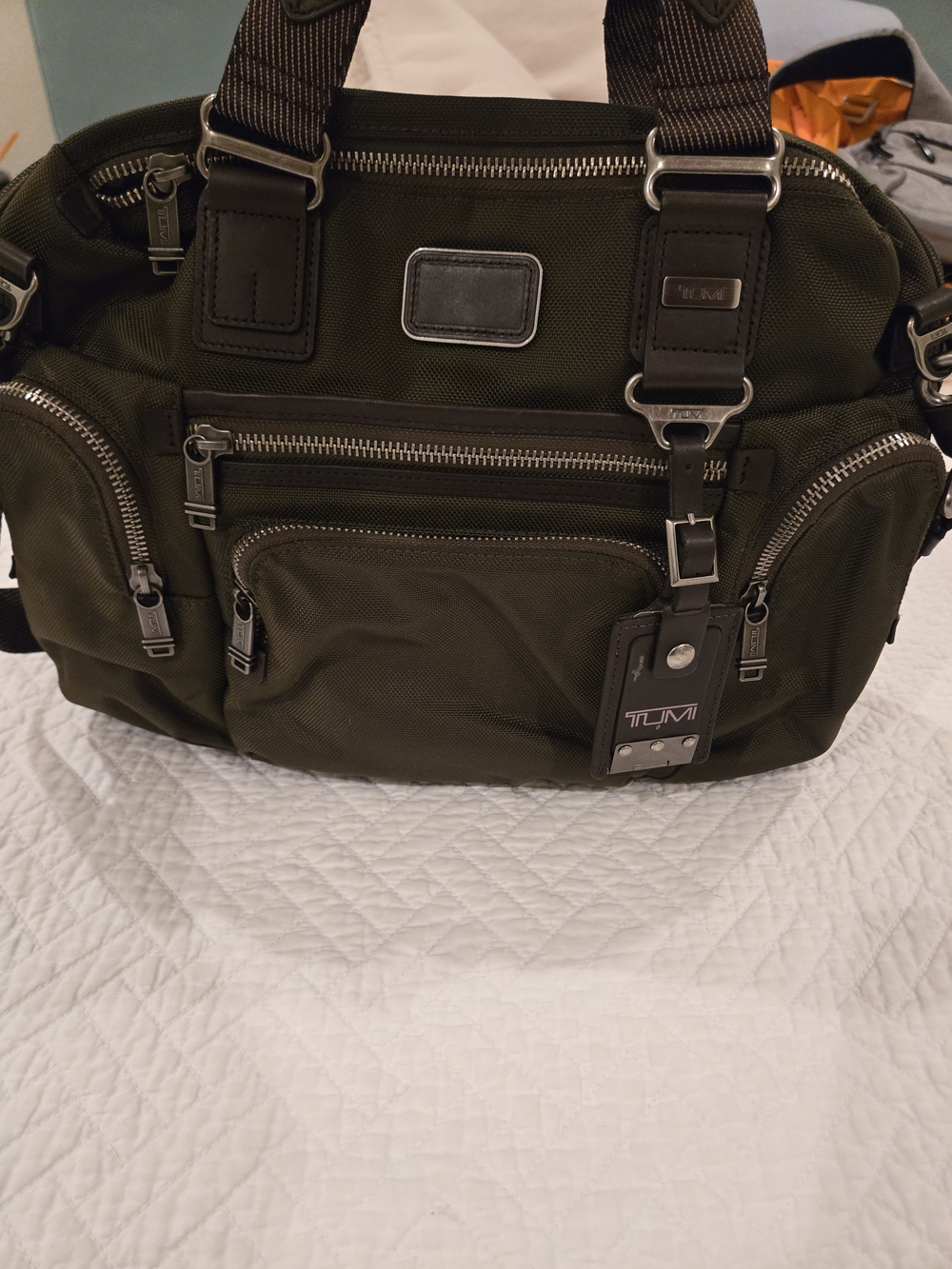 ​TUMI Alpha Bravo Essential Tote Bag Spruce Olive Green